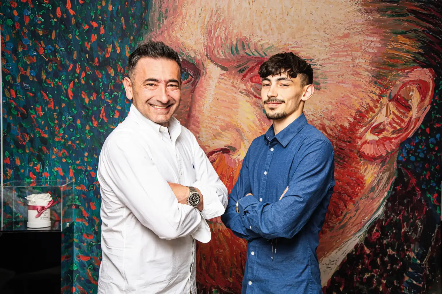 Antonio Antinoro und Familie